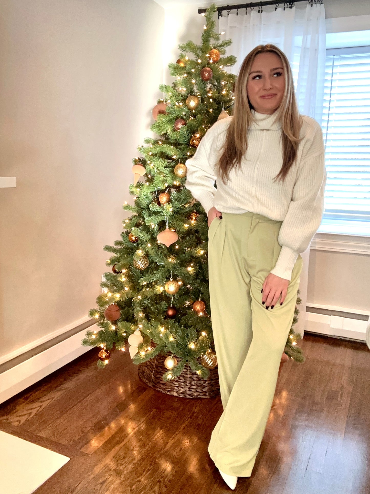 Haleigh Trousers - Lime