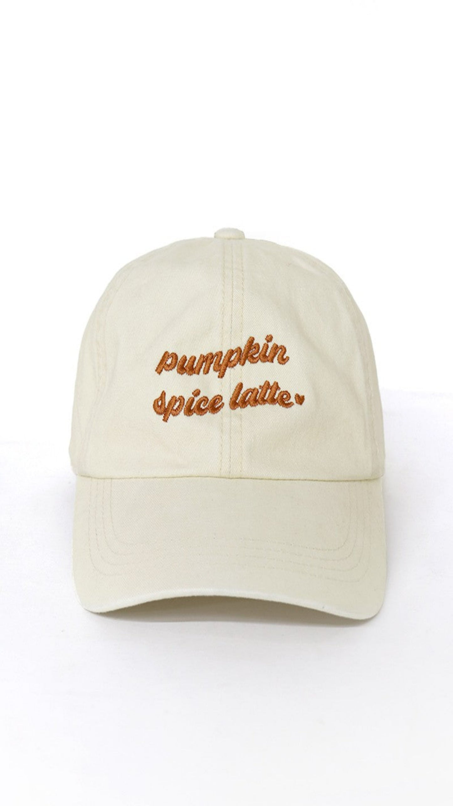 Pumpkin Spice Latte Hat - Beige