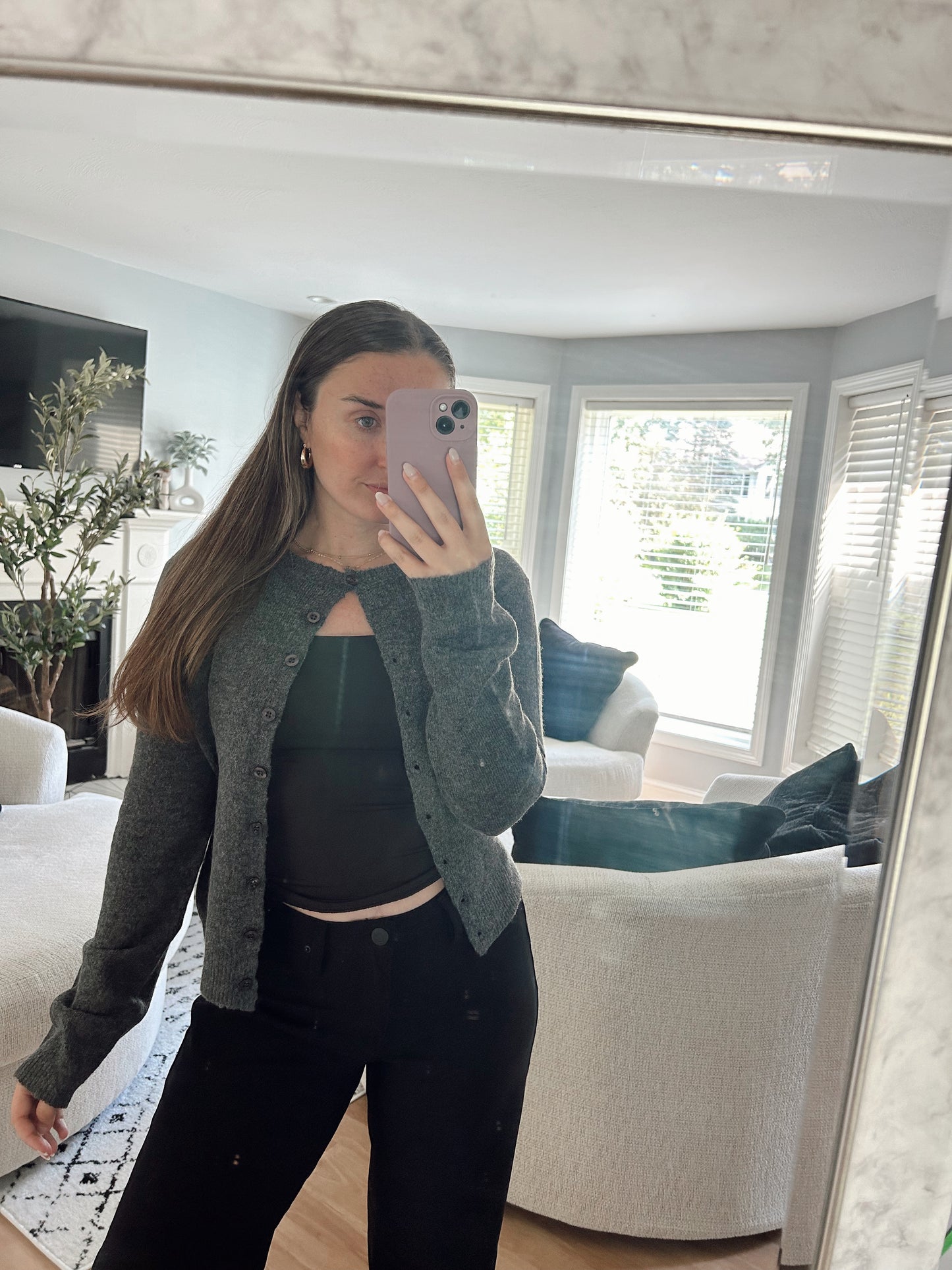 Leah Sweater - Charcoal