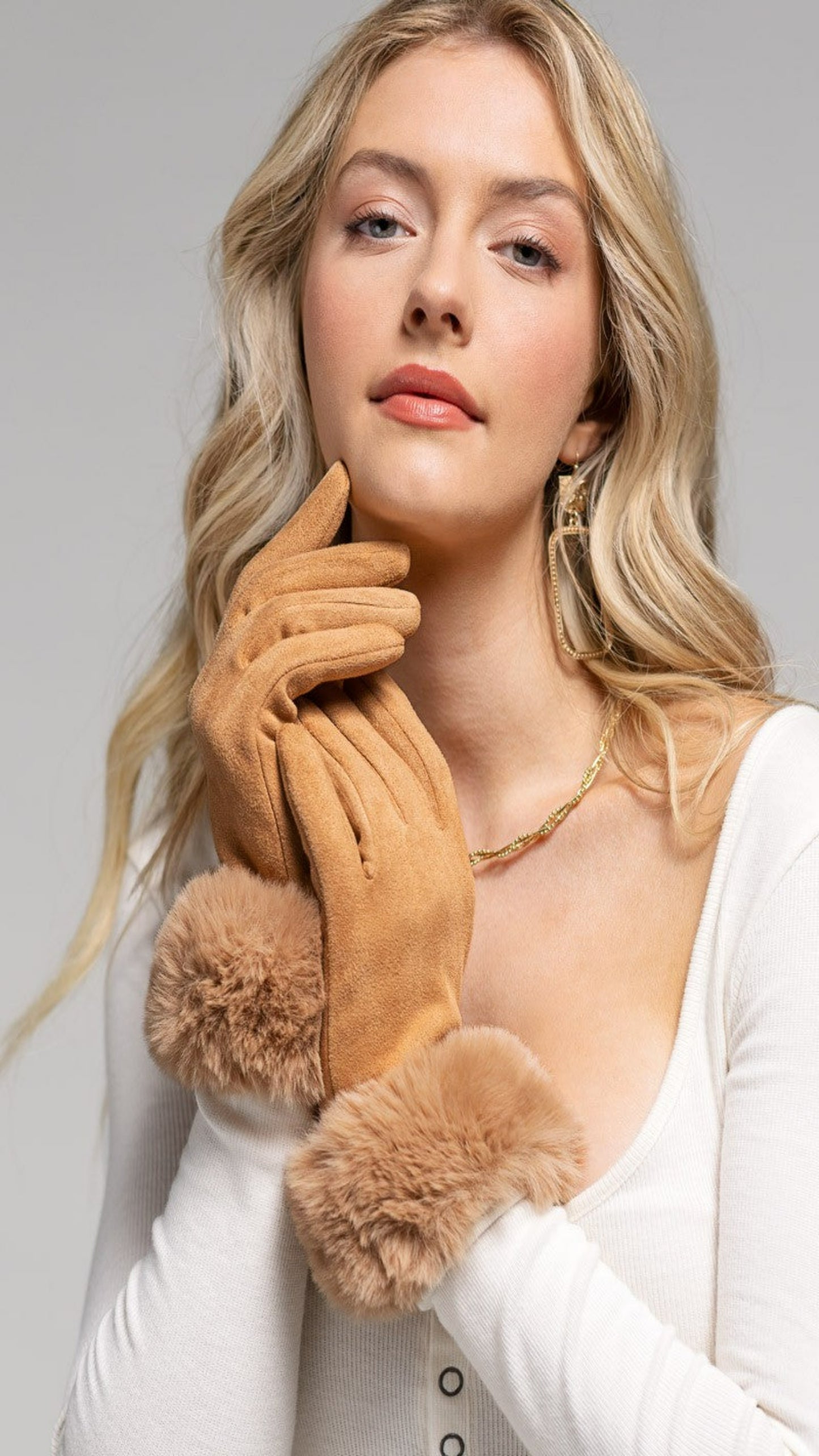 Winter Warm Gloves - Taupe