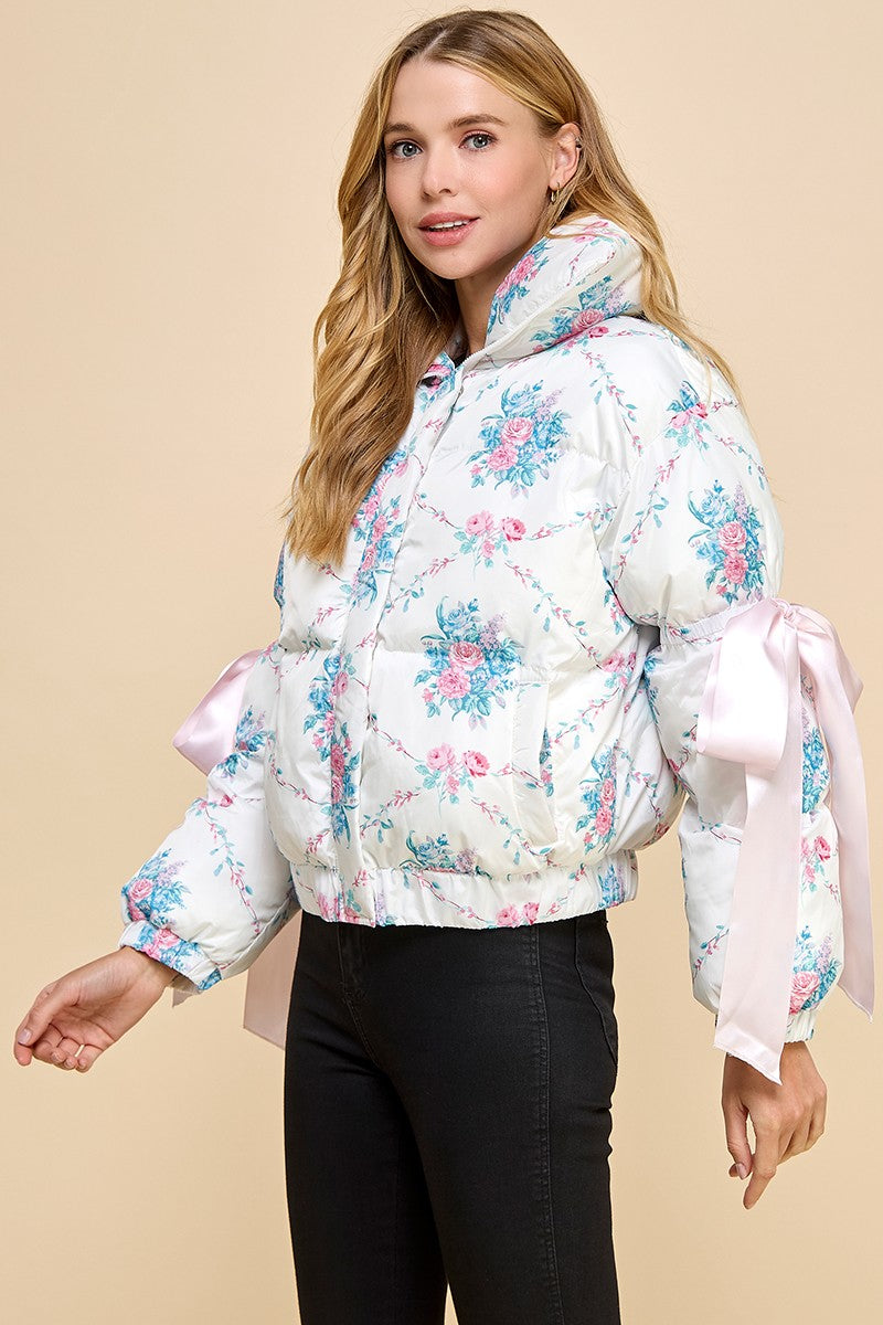 Sugar Plum Bow Jacket - Ivory