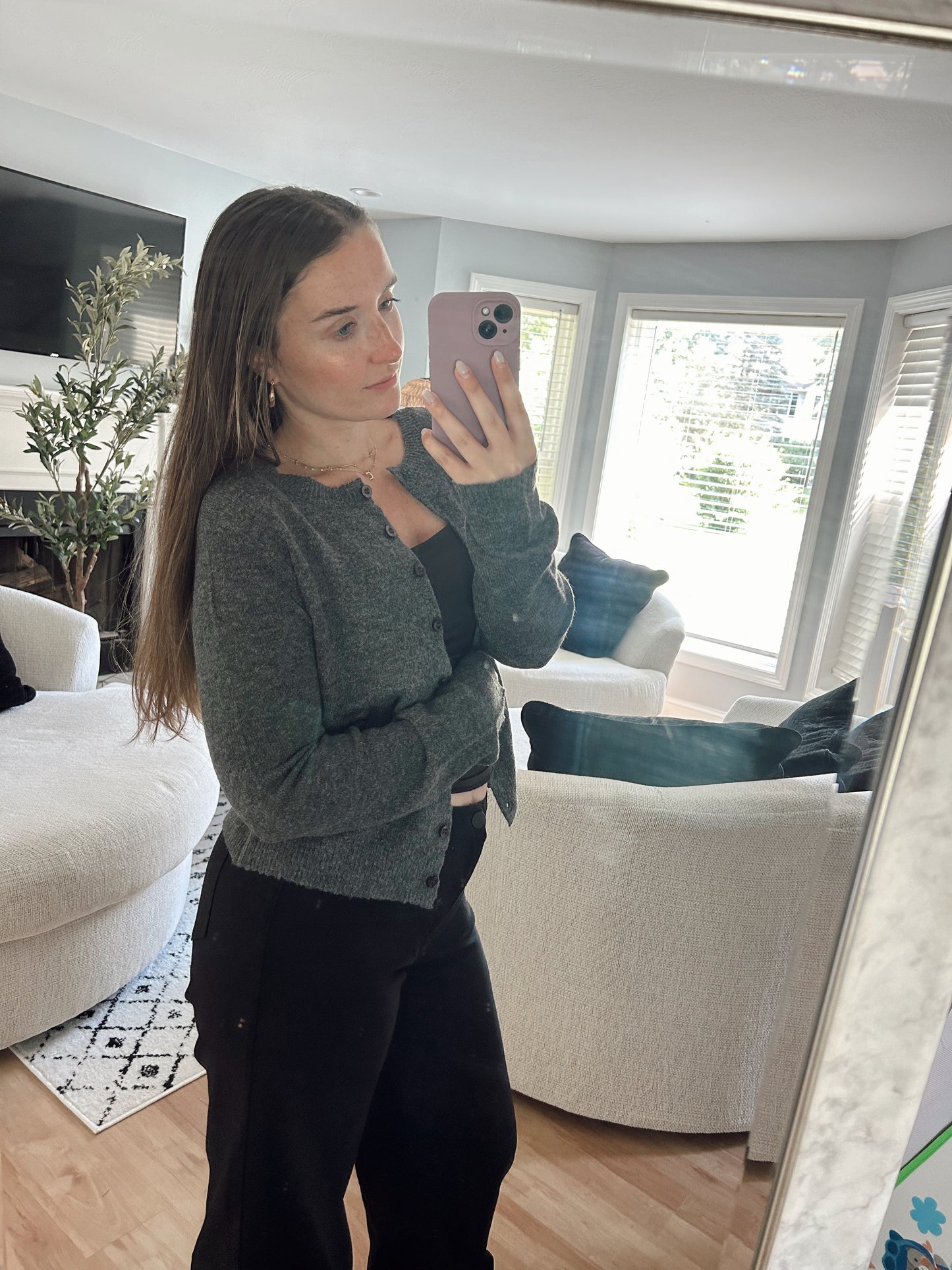 Leah Sweater - Charcoal