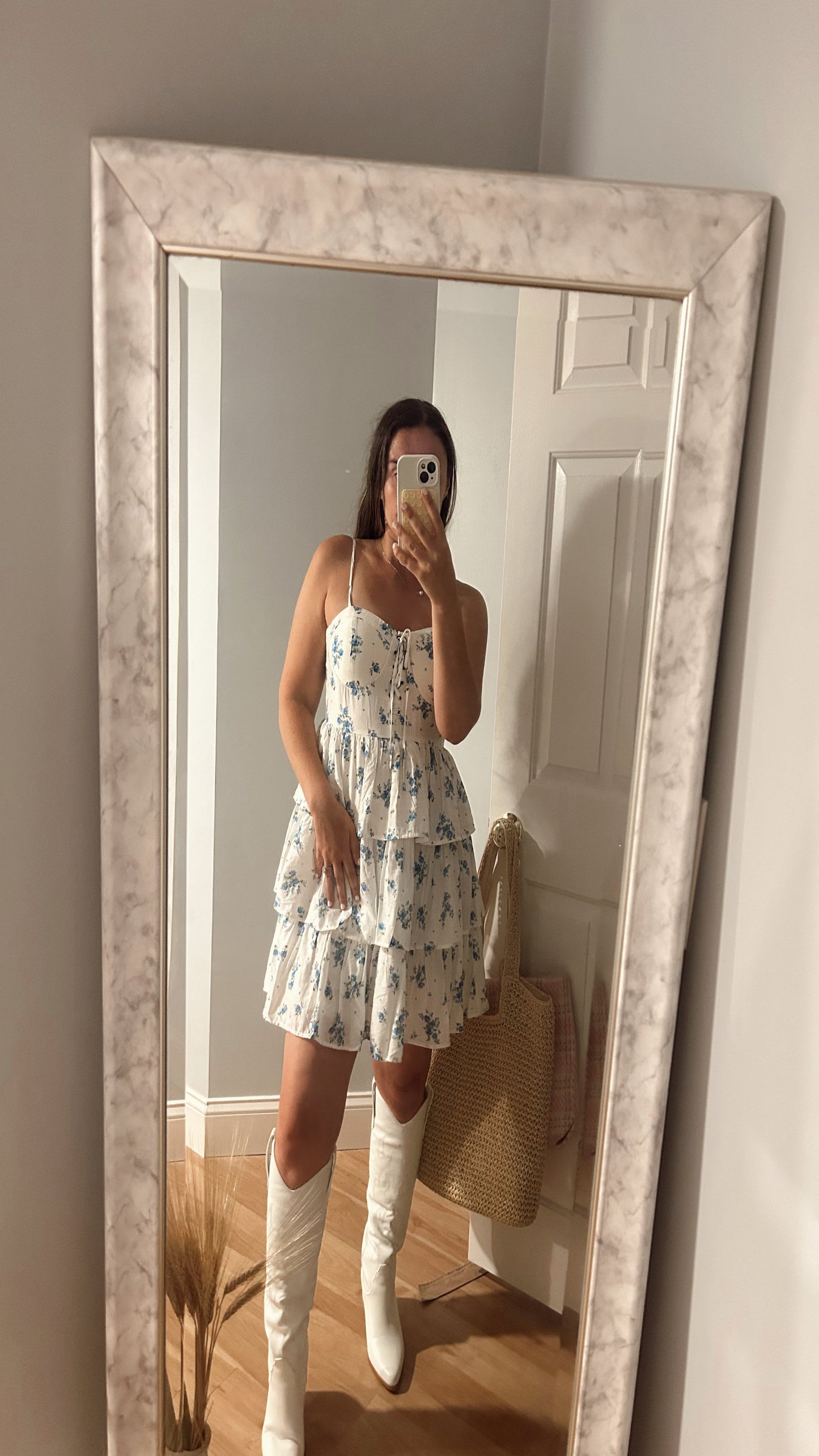 Diana Mini Dress - Blue
