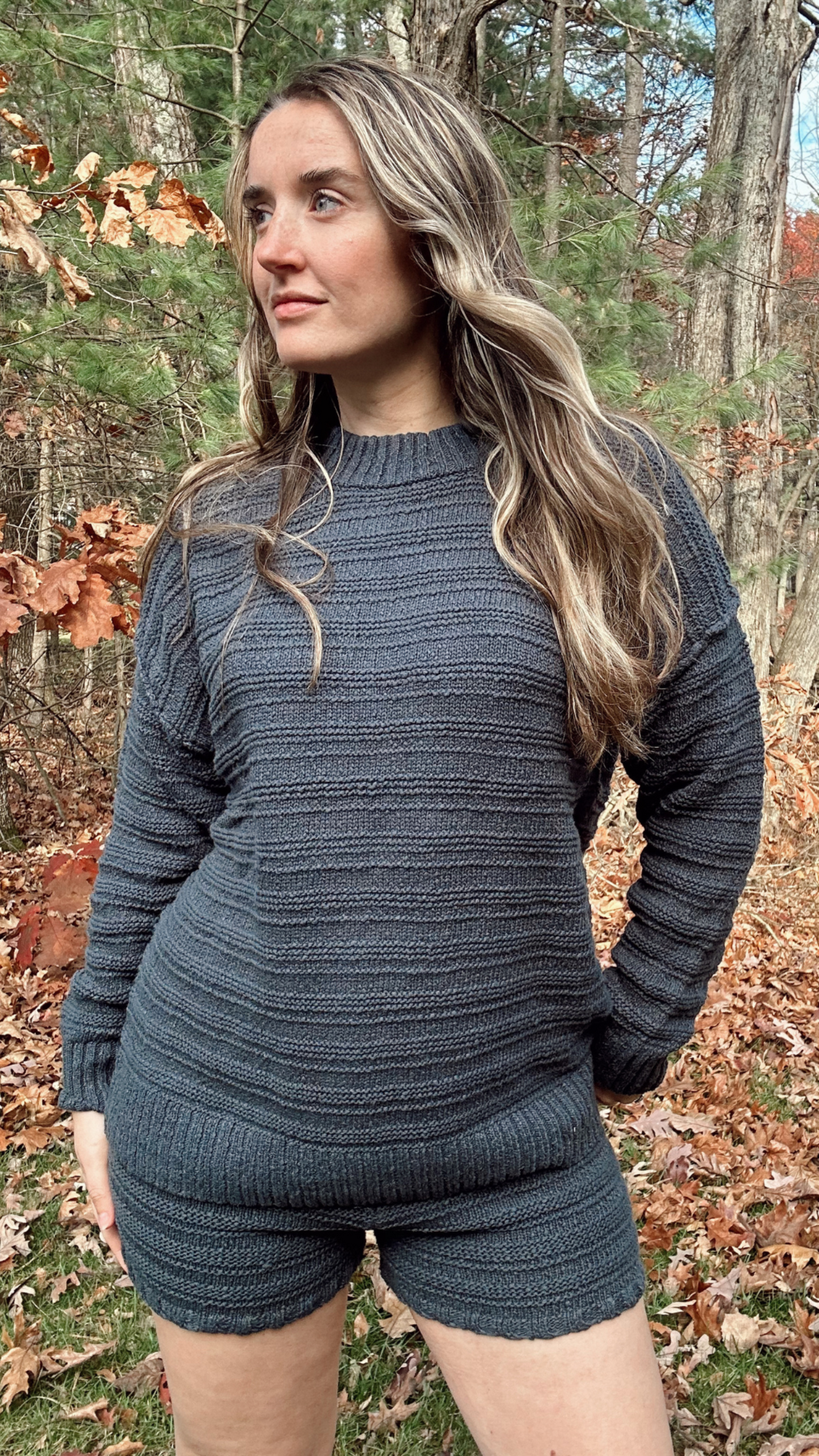 Frosty Two Piece Set - Navy