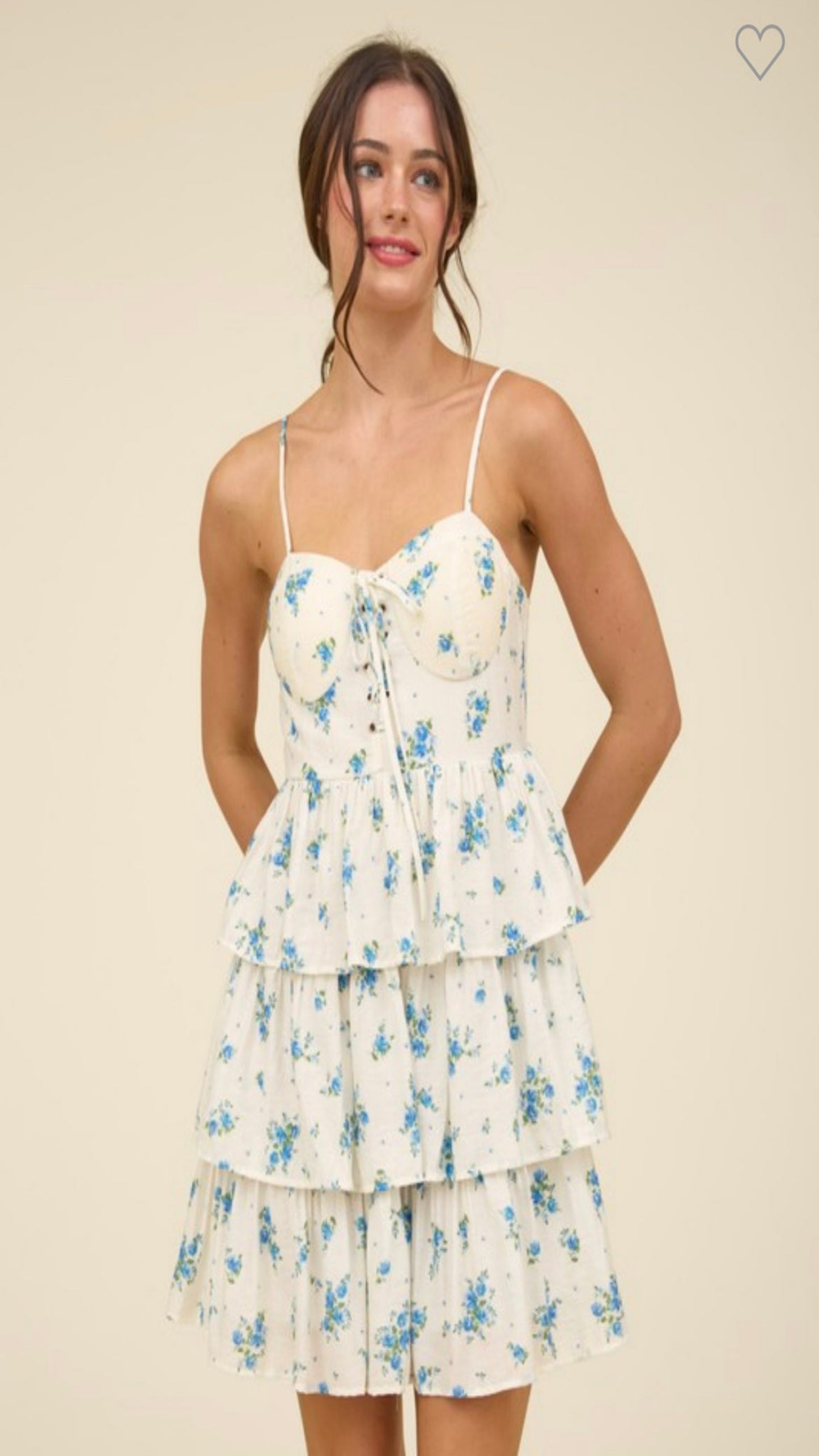 Diana Mini Dress - Blue