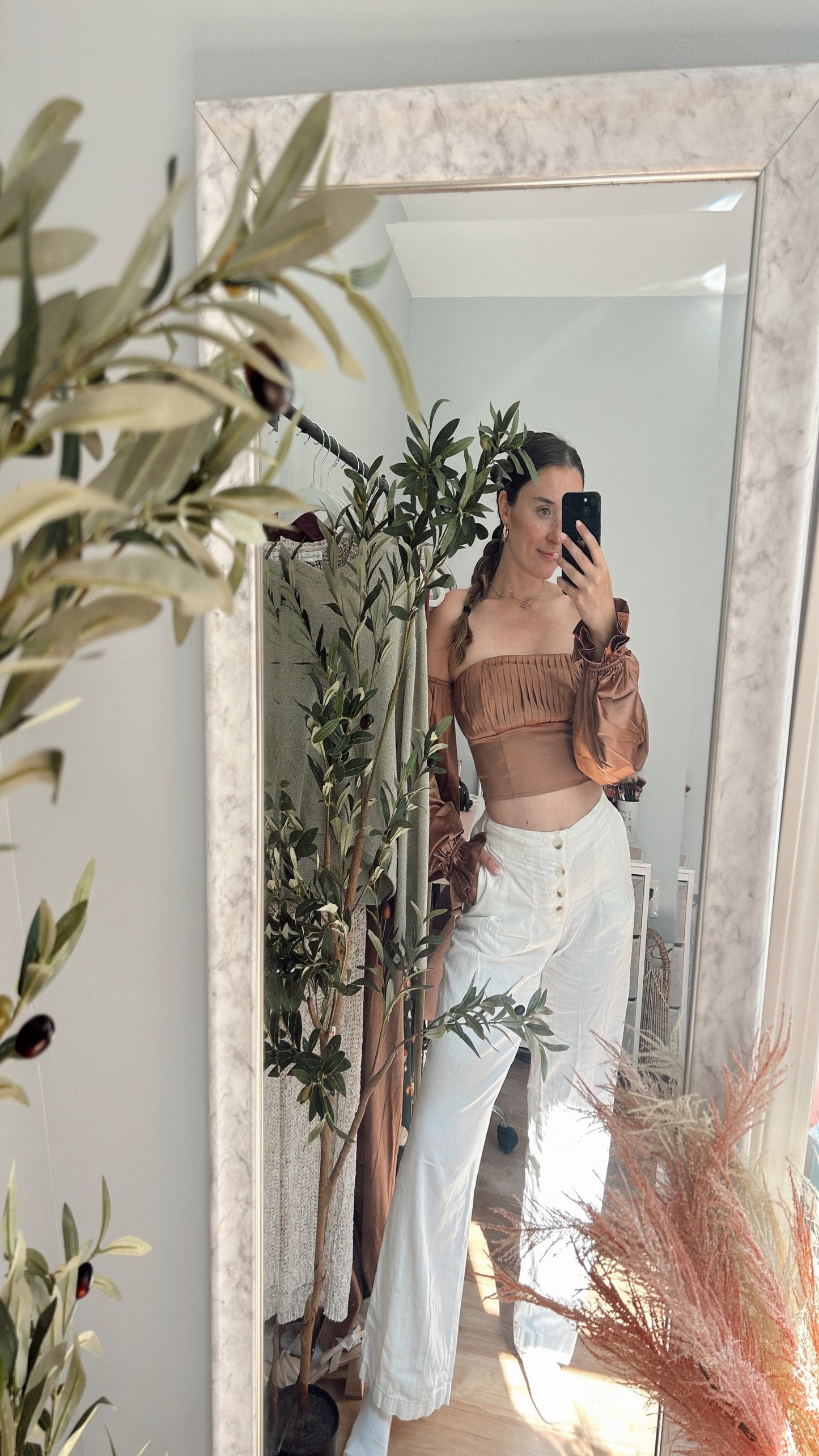 Pumpkin Spice Lover Blouse - Cafe