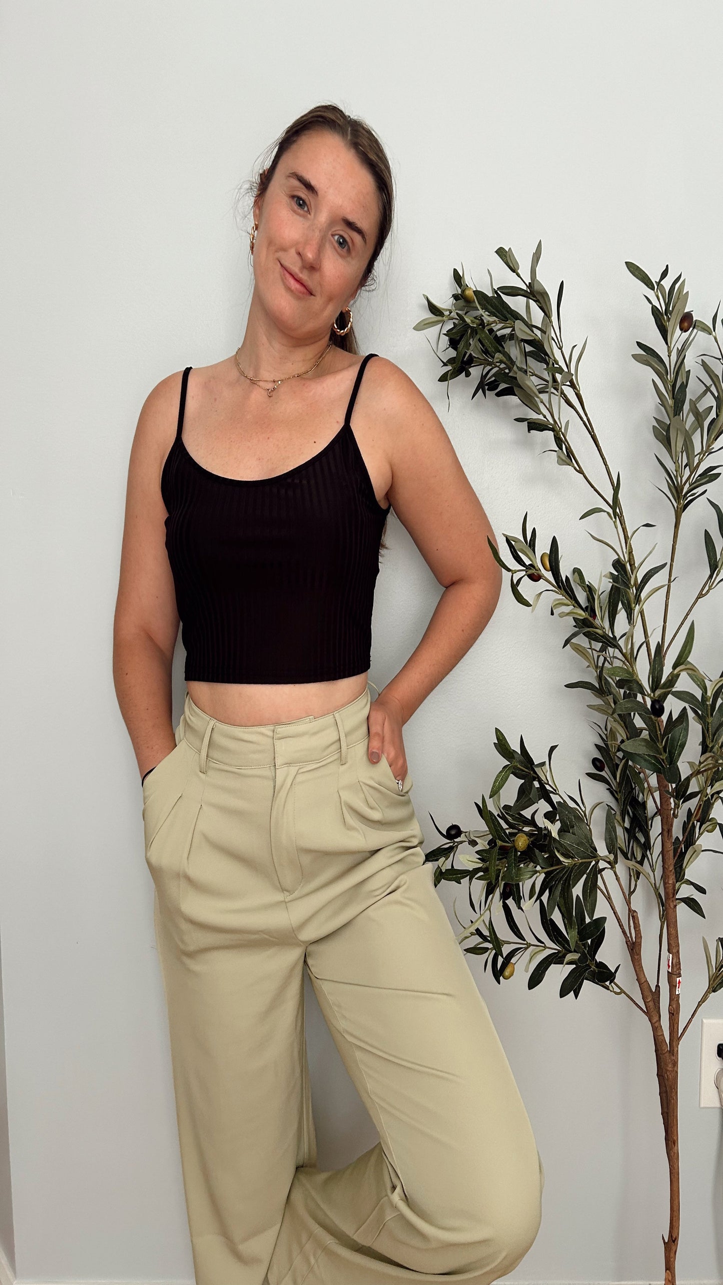 Haleigh Trousers - Lime