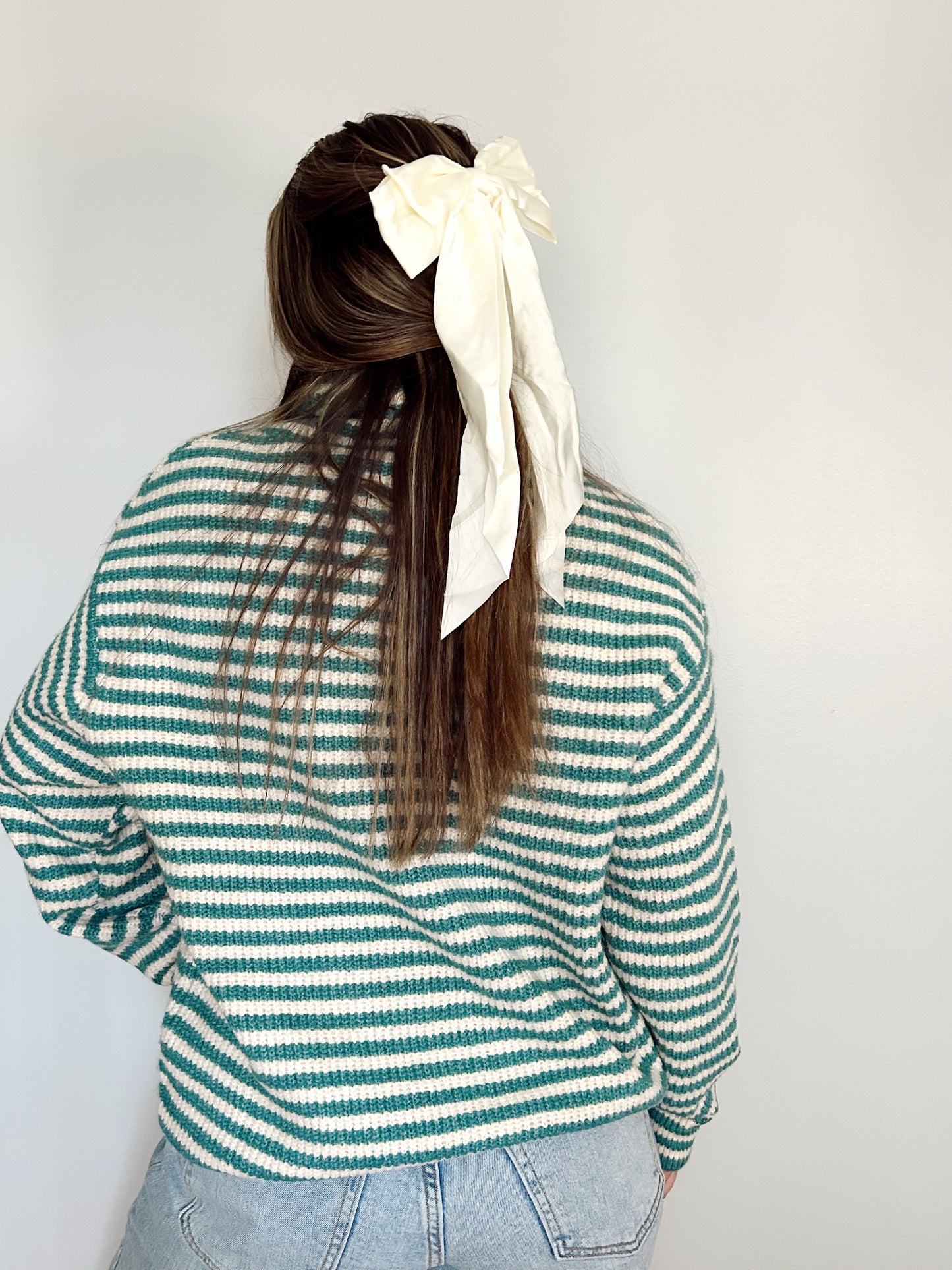 Tree Farm Stripe Sweater - Green
