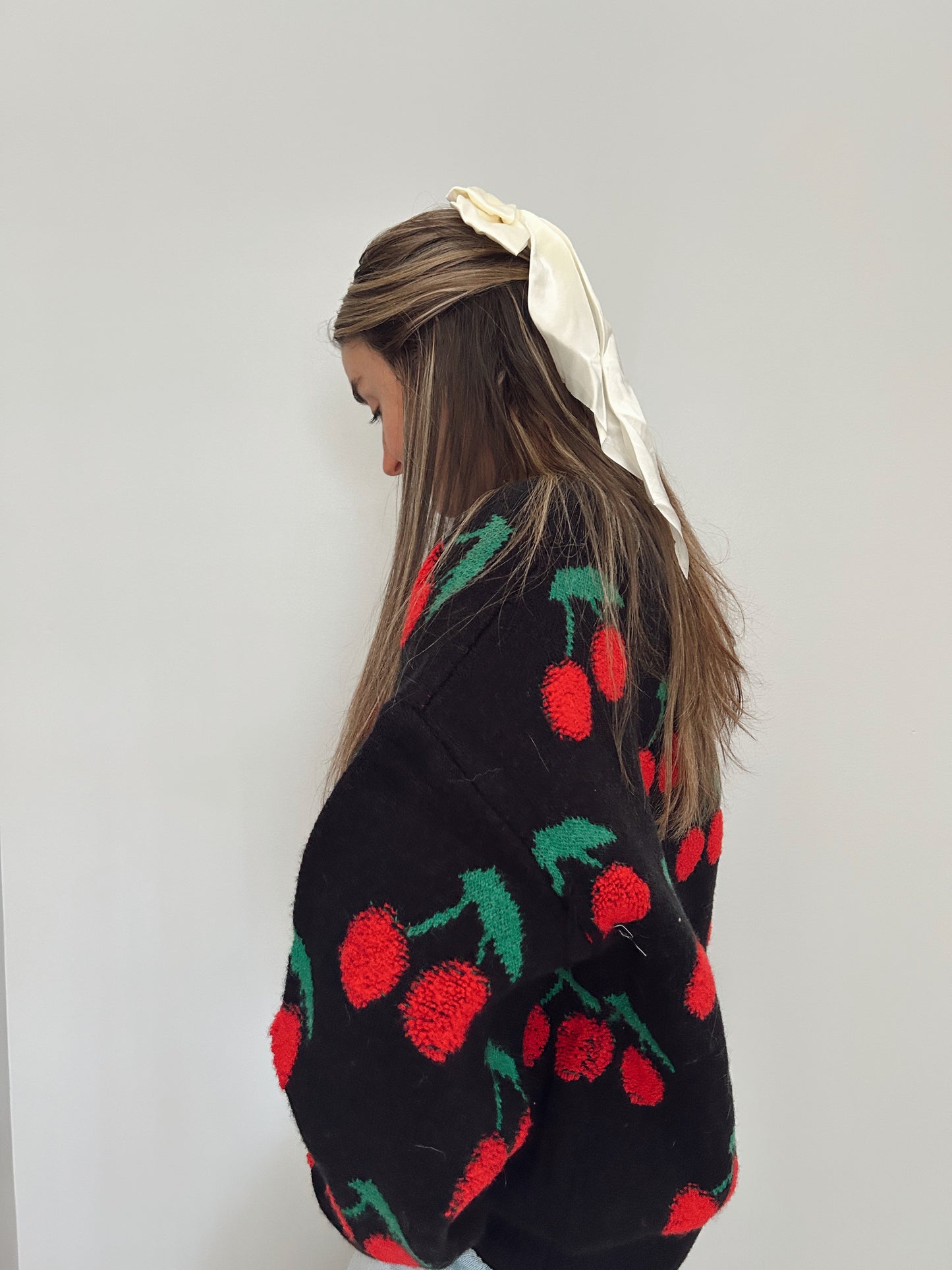 With a Cherry on Top Sweater - Black