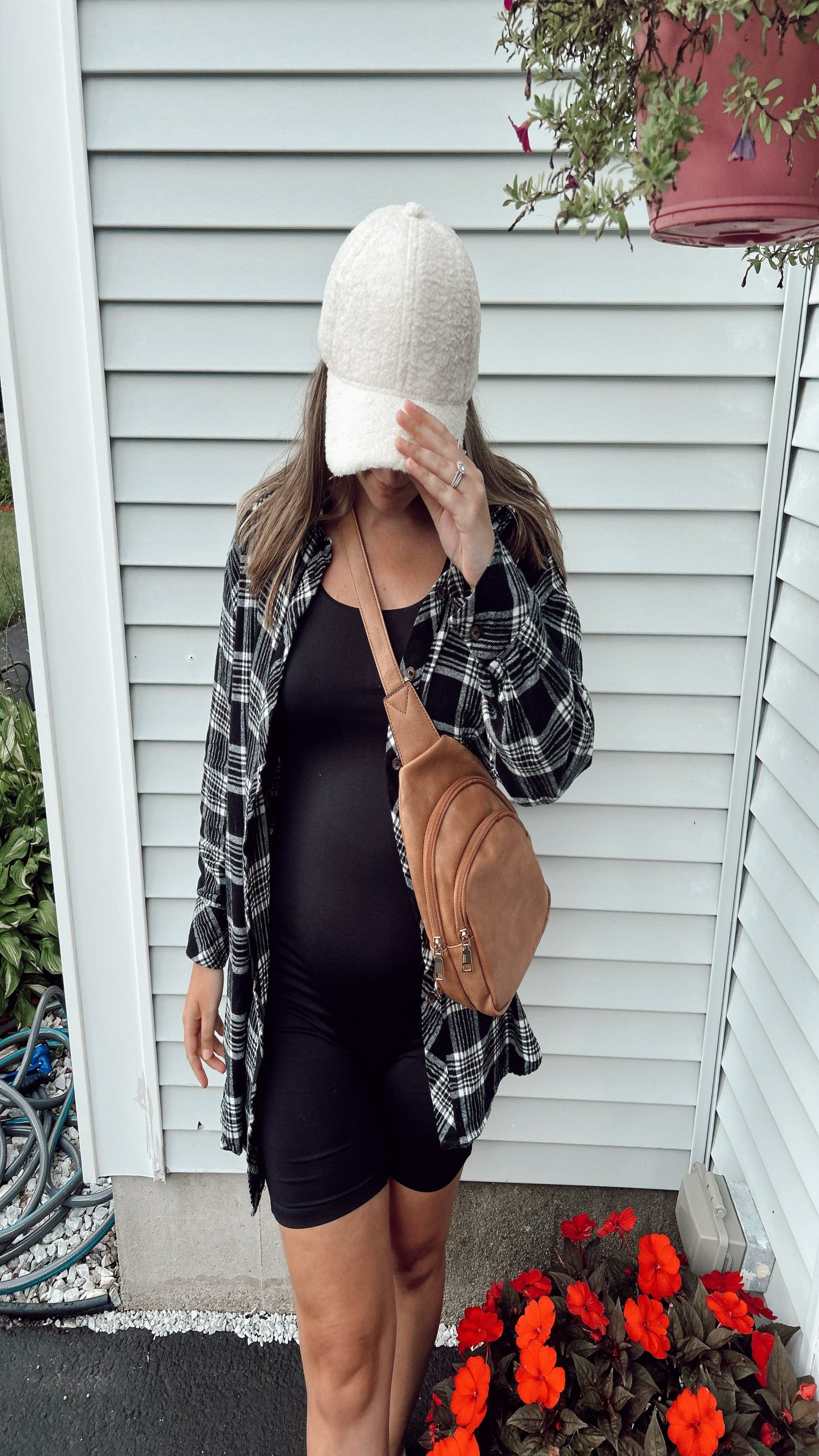 Gretchen Sherpa Baseball Cap - Beige