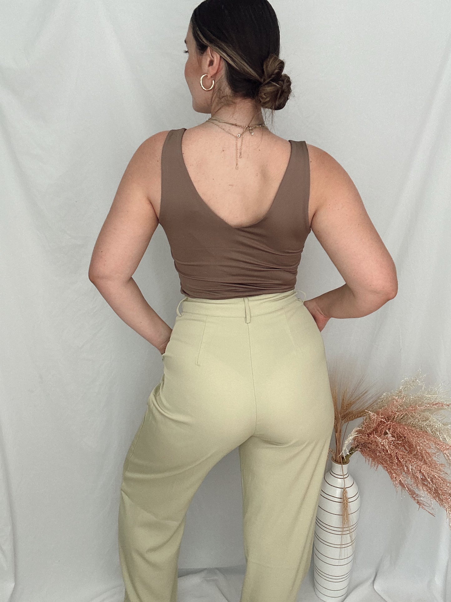 Haleigh Trousers - Lime
