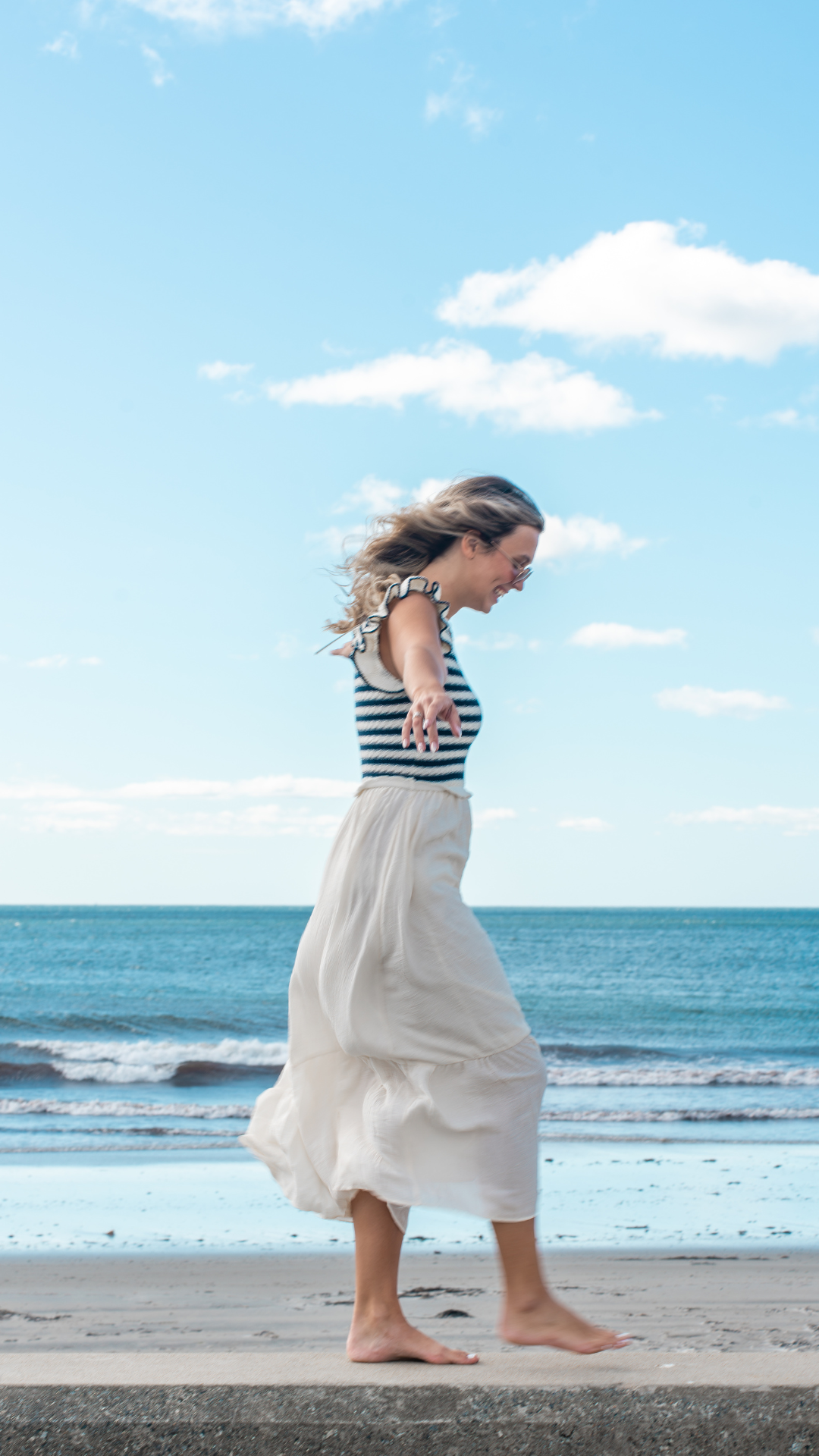 Chardonnay and Sunsets Maxi Dress - Navy