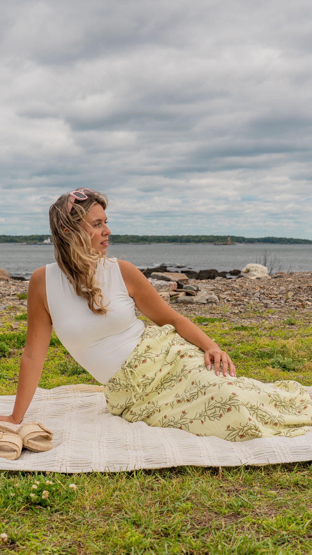 Pistachio Waffle Cone Skirt - Sage