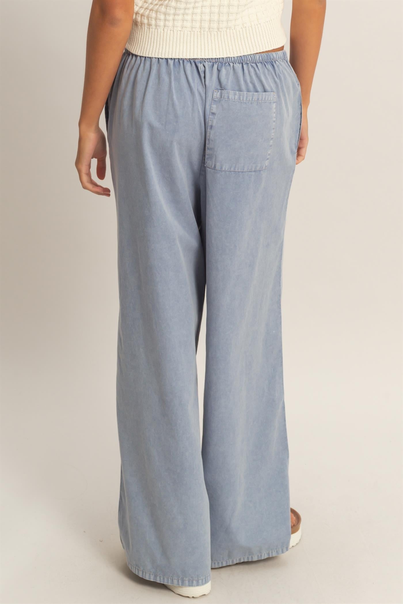 Rye Denim Lightweight Trouser - Light Blue