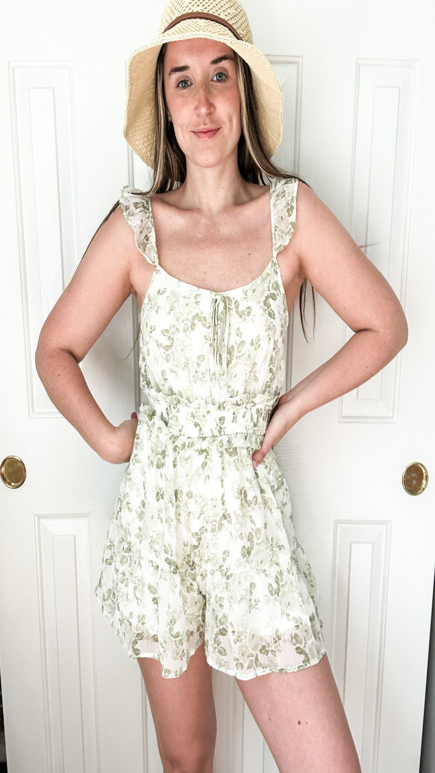 Ryann Romper- Light Green