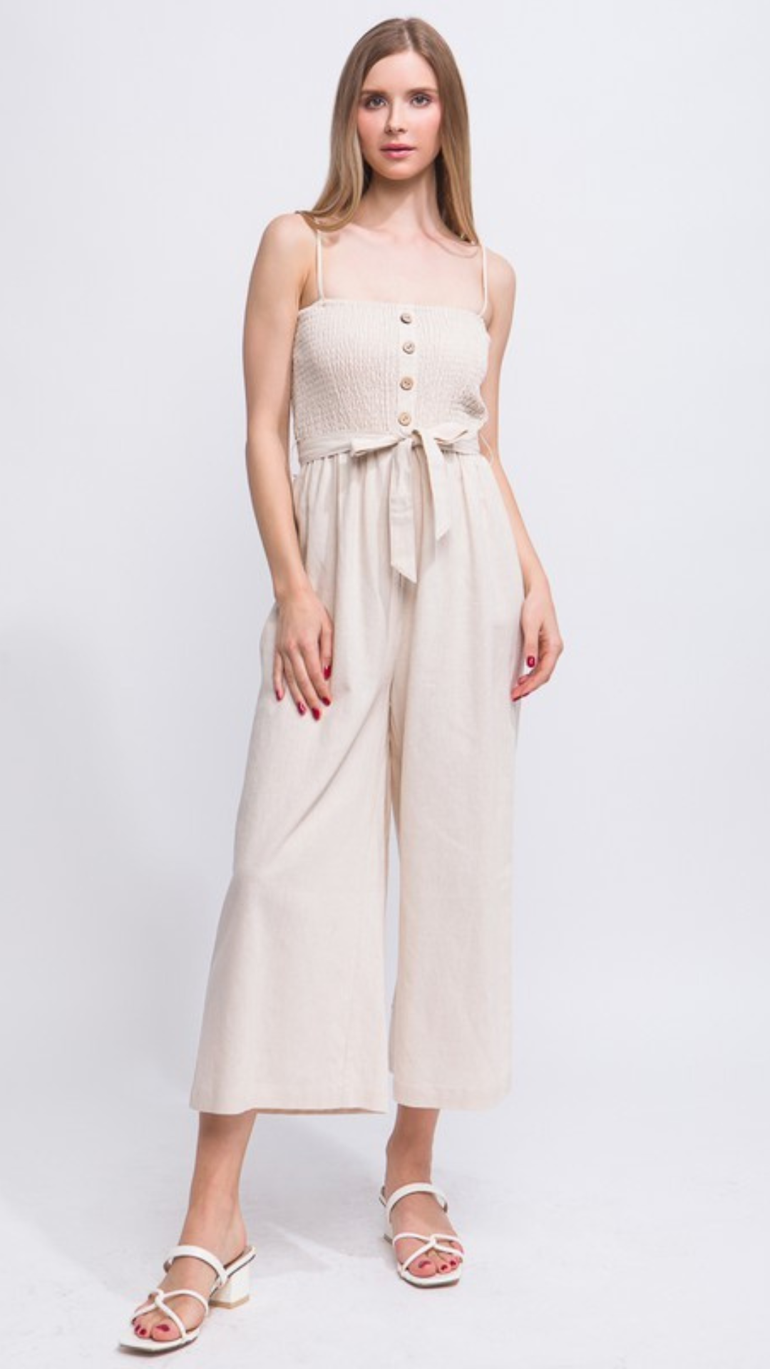 Molly Jumpsuit - Natural