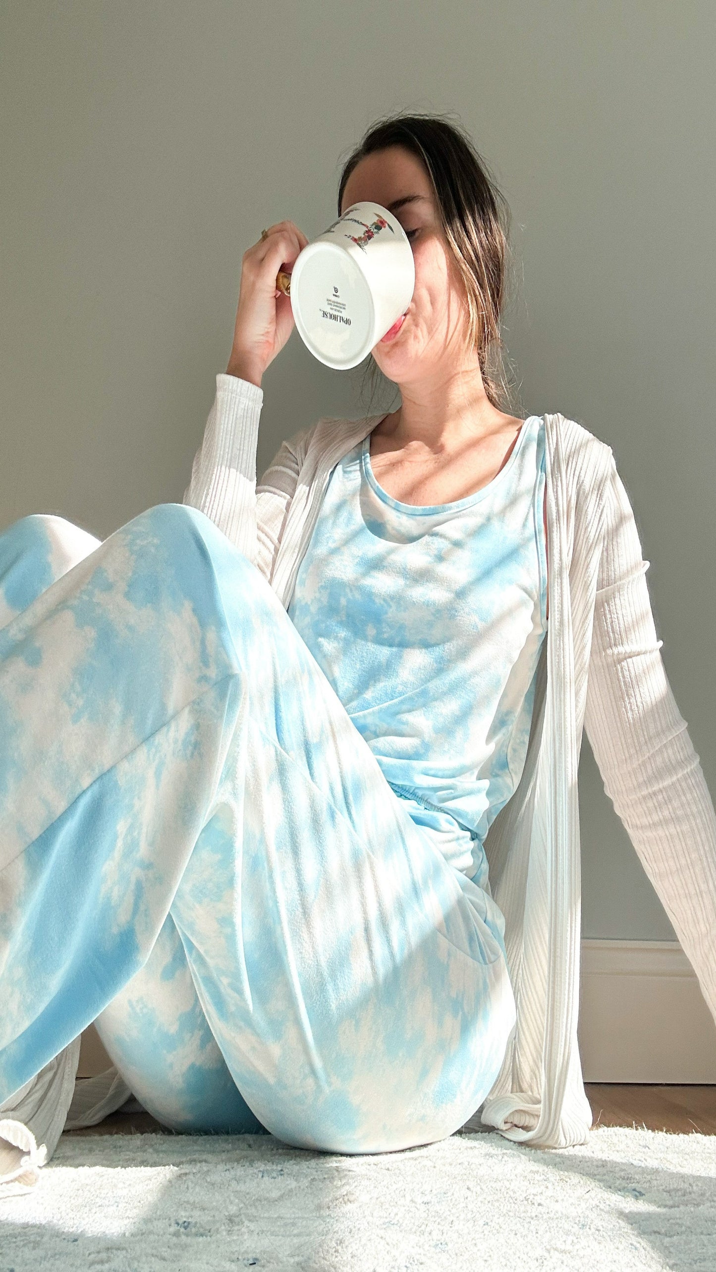 Walking on a Cloud Jumpsuit - Blue