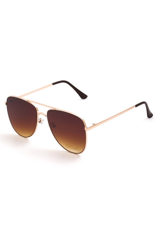 Sipping Sunset Sunglasses - Brown Fade