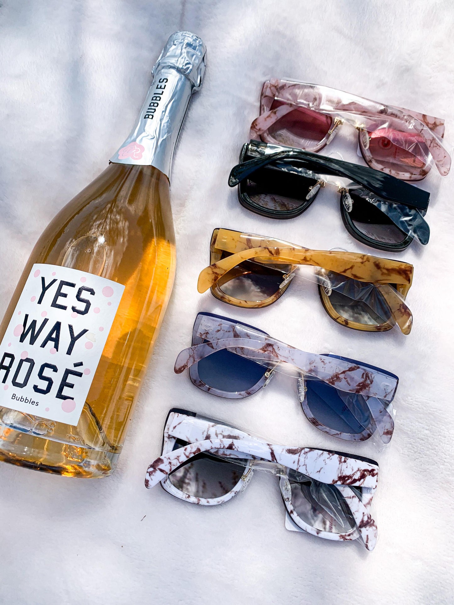 Summer Rewind Sunglasses - Muted Marble