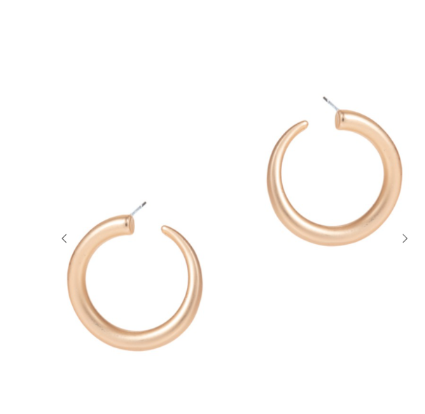 Overlooking Venice Gold Hoops