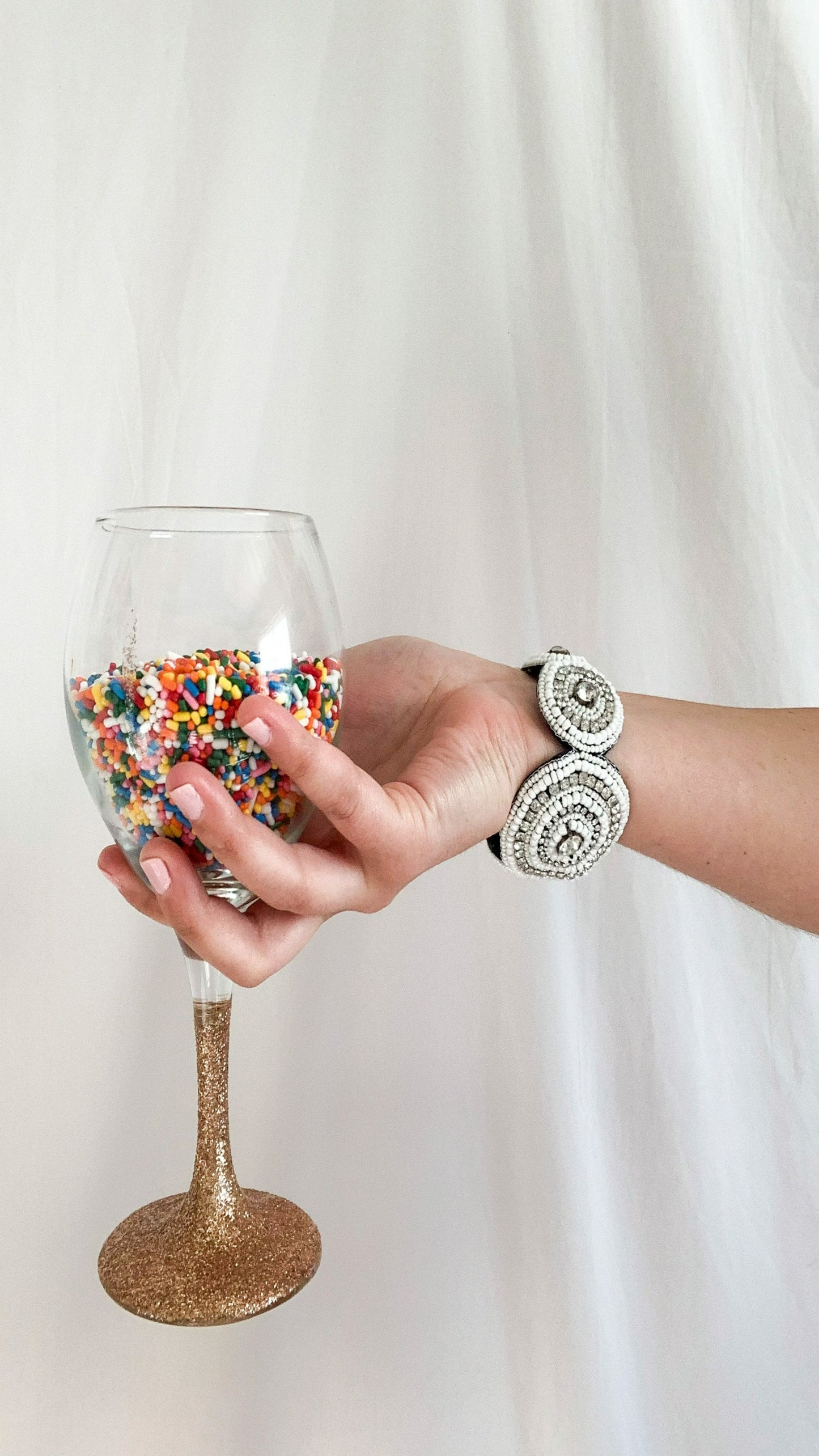 Perfect Strangers Boho Cuff Bracelet - White