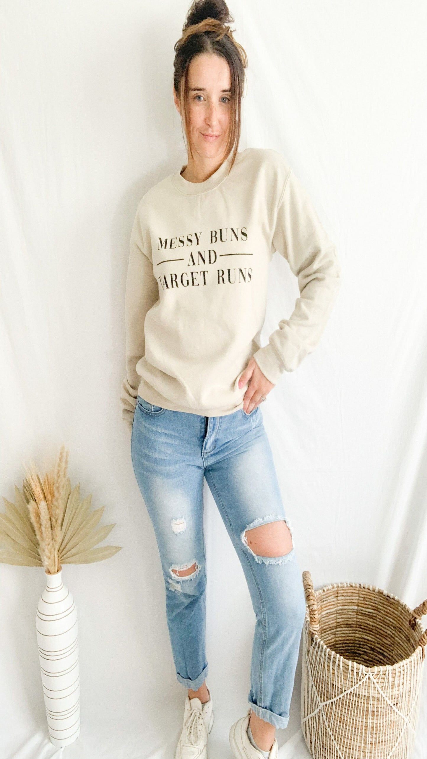 Target Run Sweatshirt - Sand
