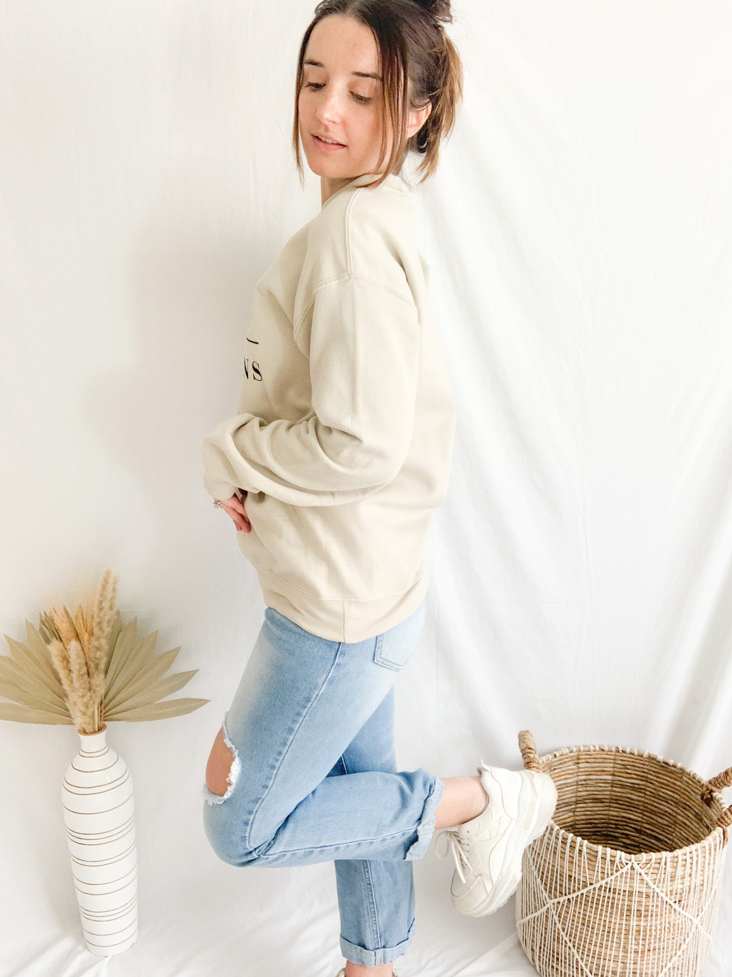 Target Run Sweatshirt - Sand