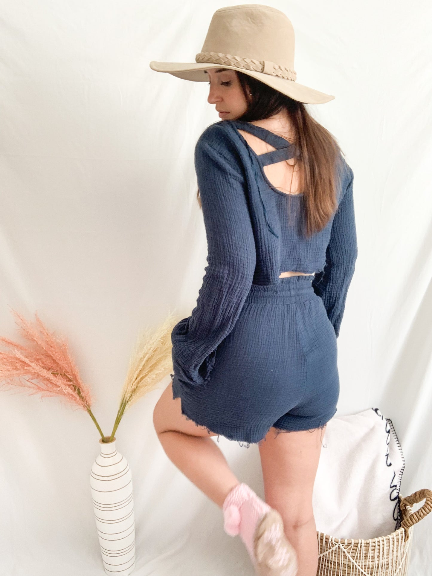 Drive Me Home Two Piece Set - Blue