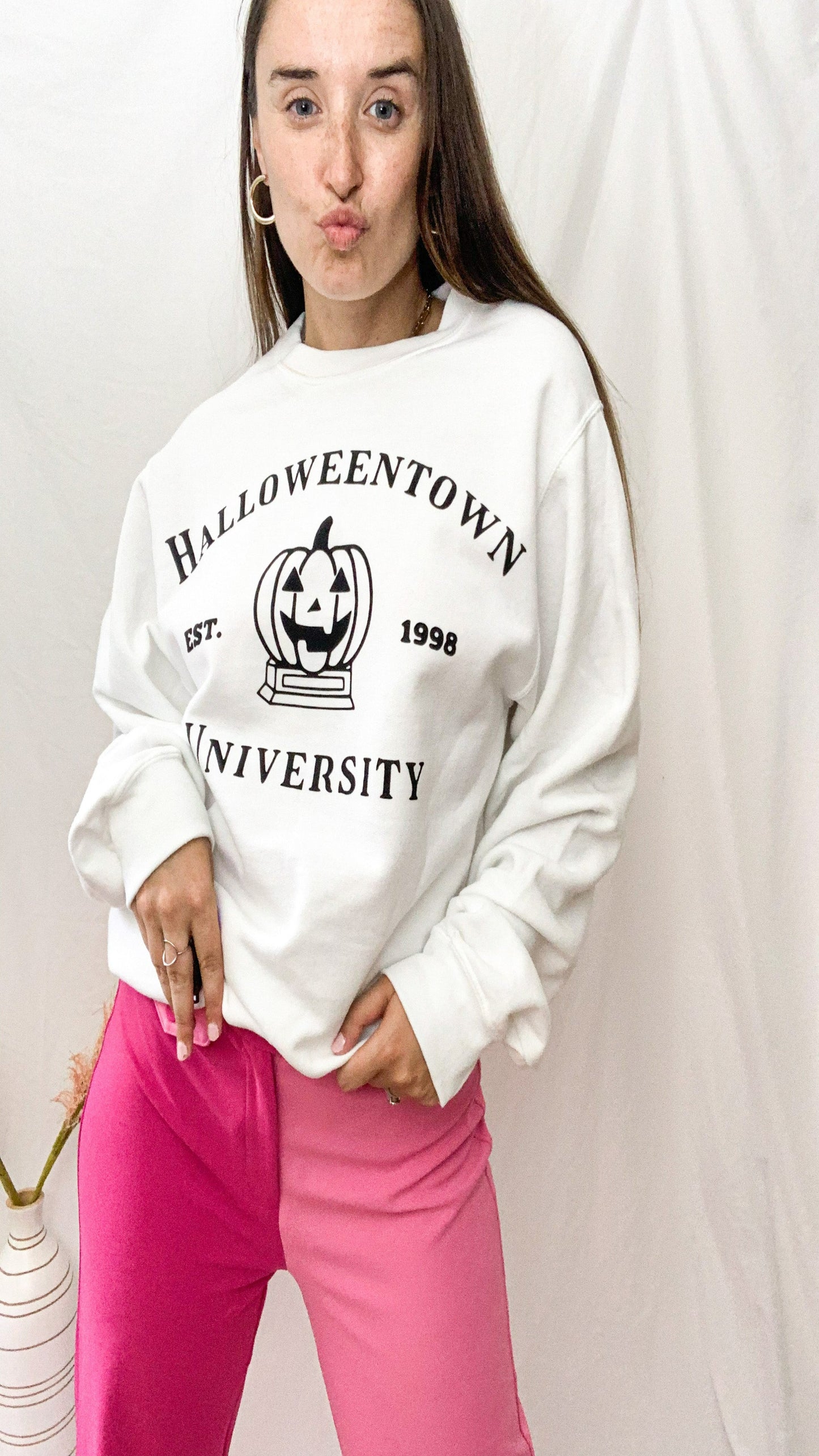 Halloweentown University Sweatshirt - White