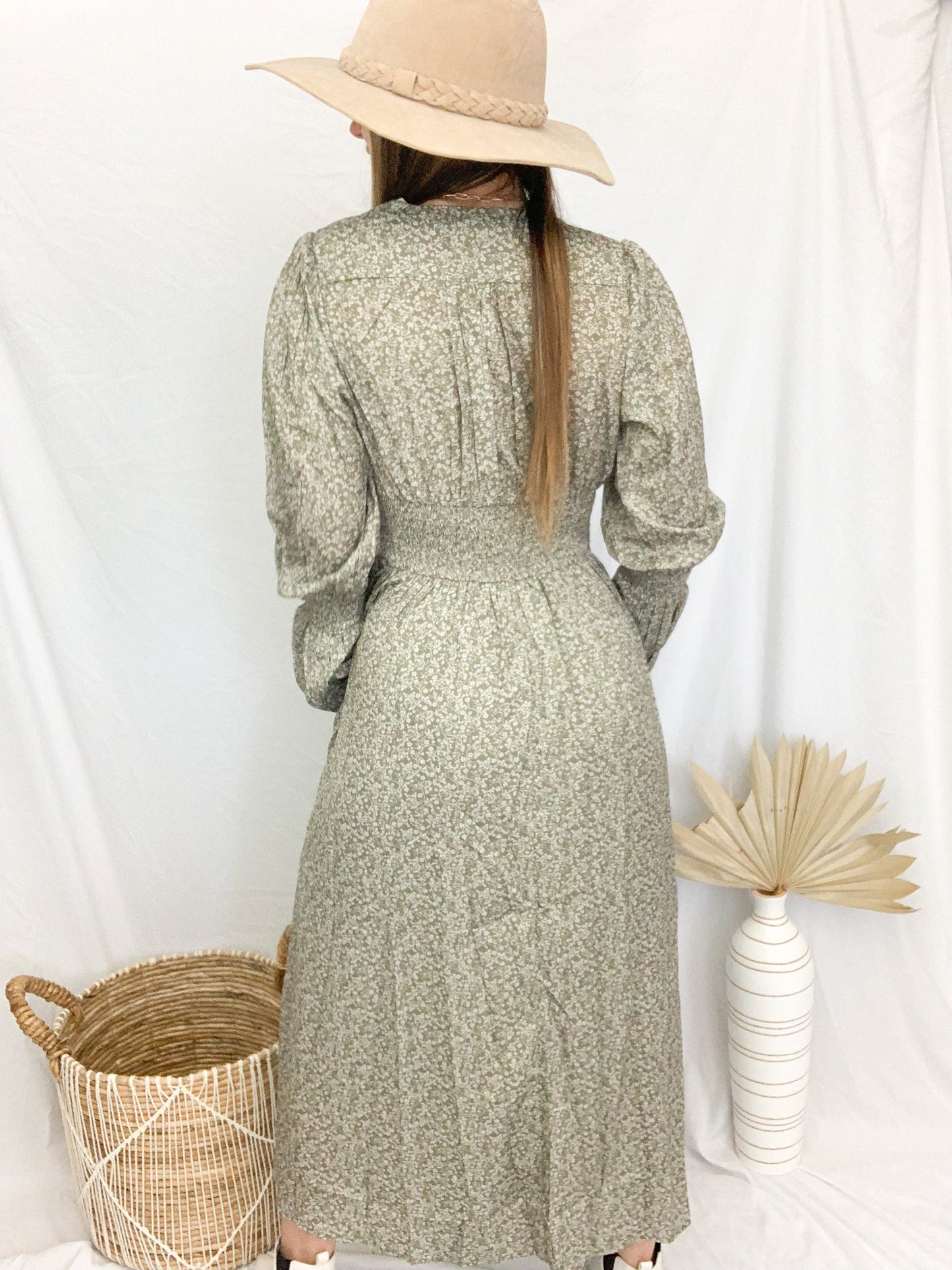 Adele Maxi Dress - Olive