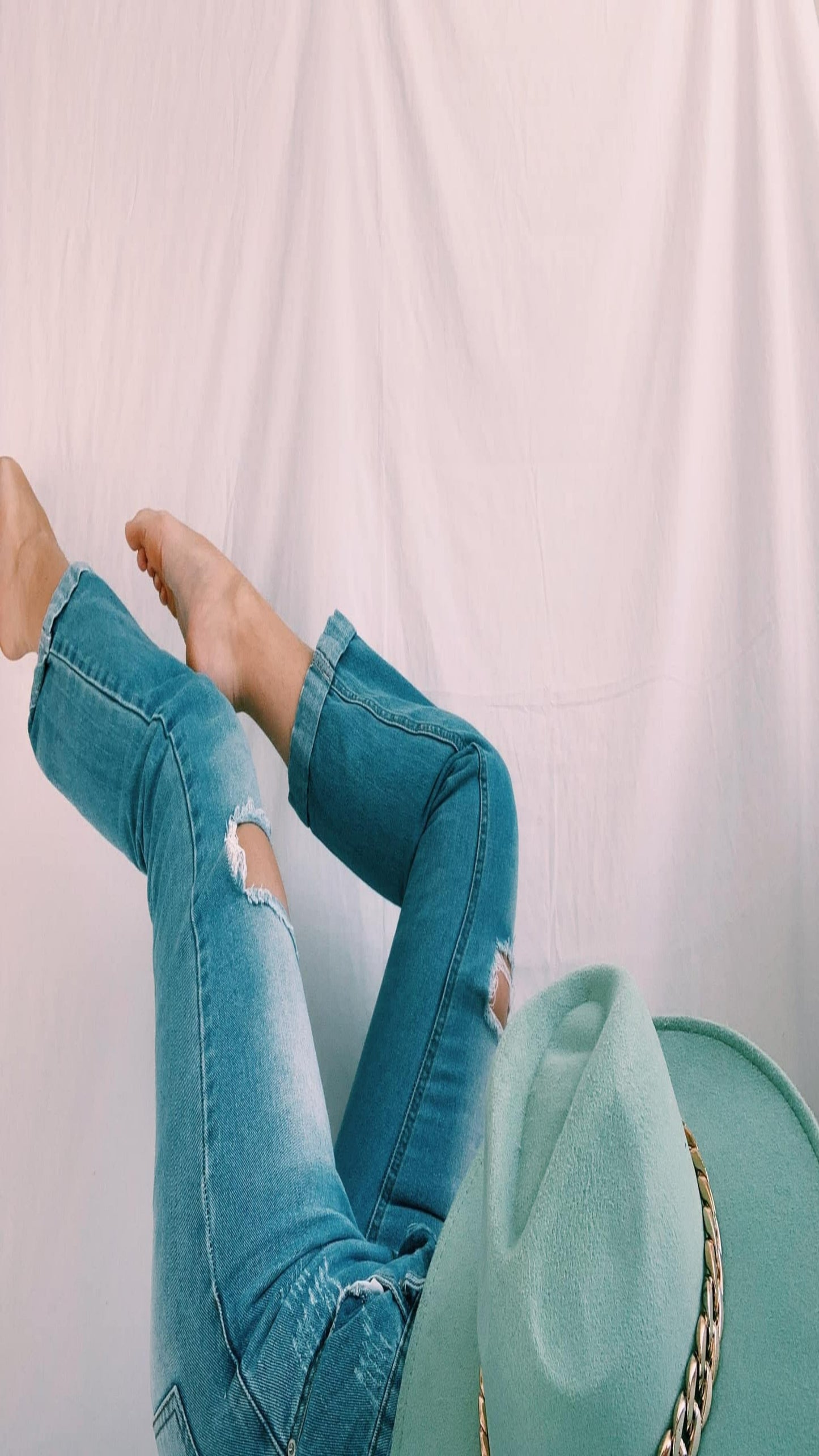 Make it Count Distressed Denim - Light Denim