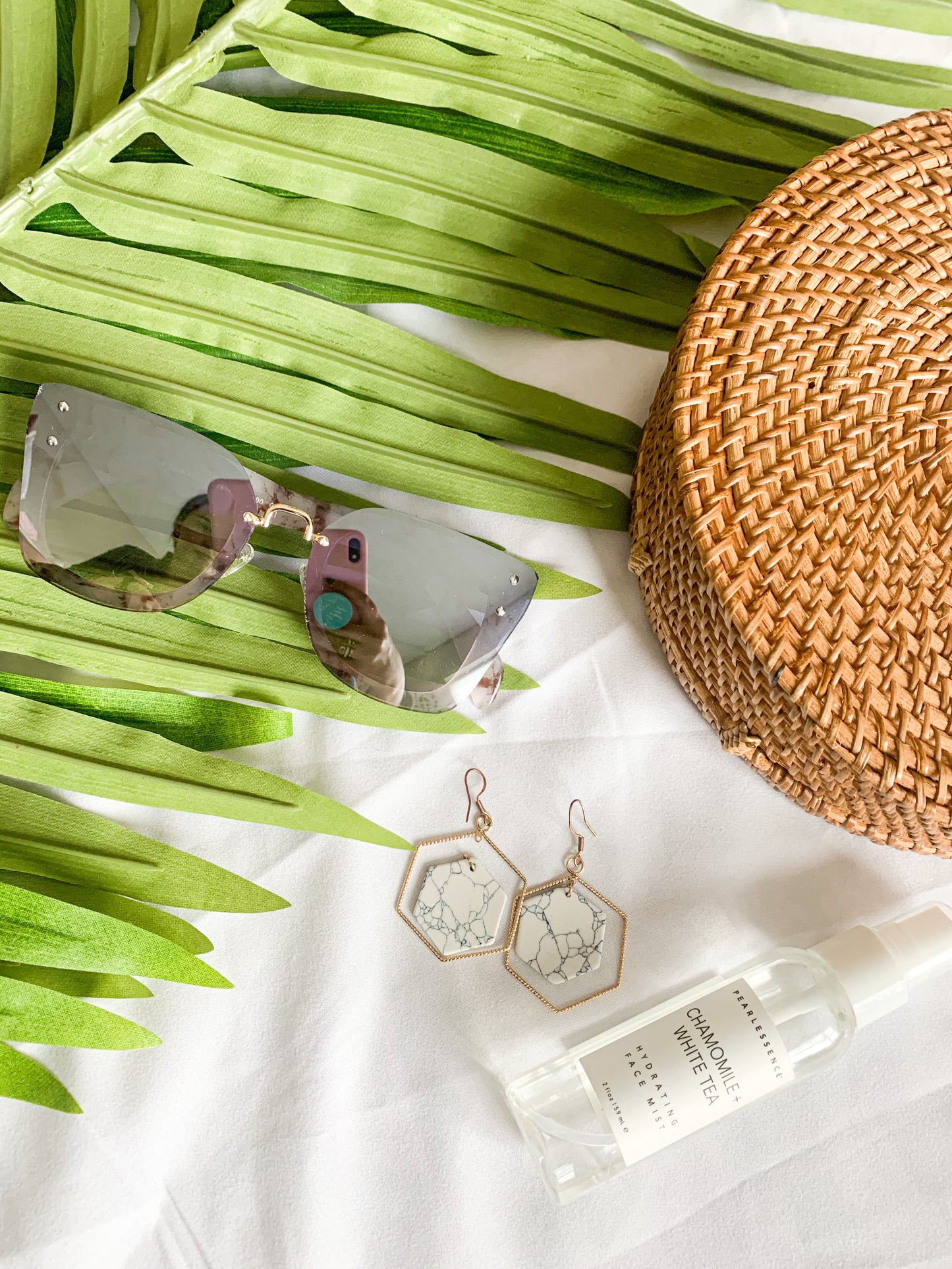 Summer Rewind Sunglasses - Muted Marble