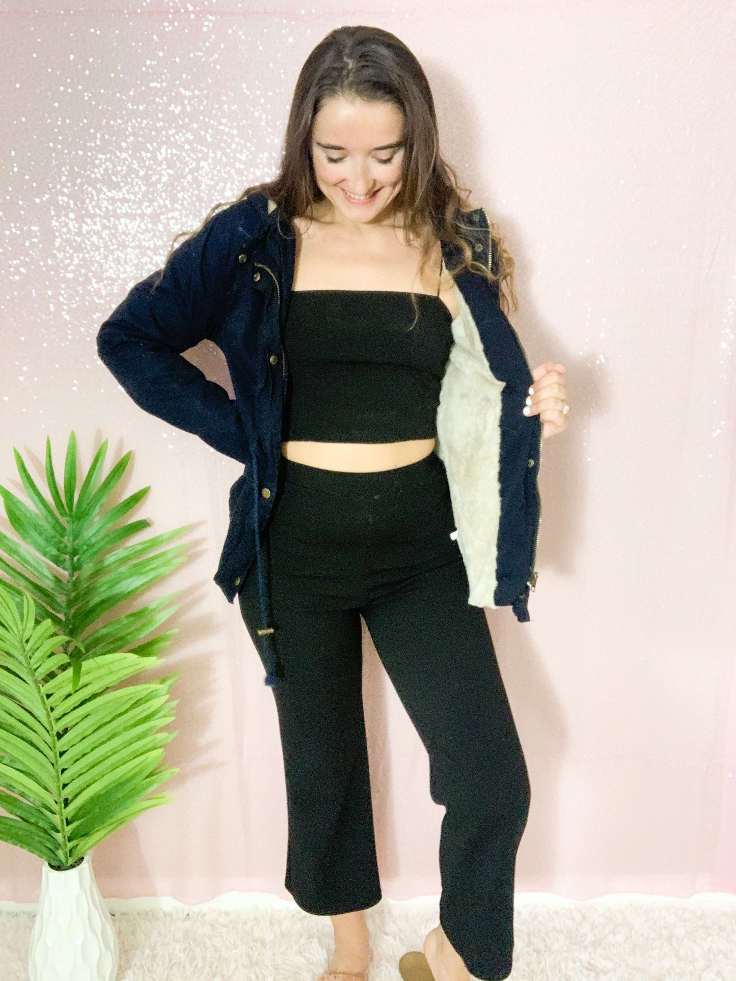 Colorado Cabin Sherpa Jacket - Navy