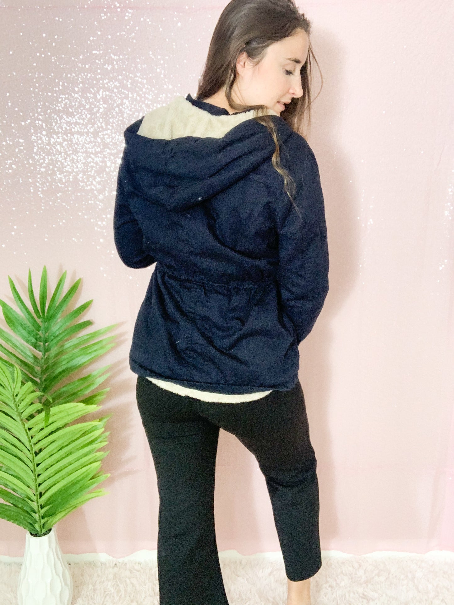 Colorado Cabin Sherpa Jacket - Navy