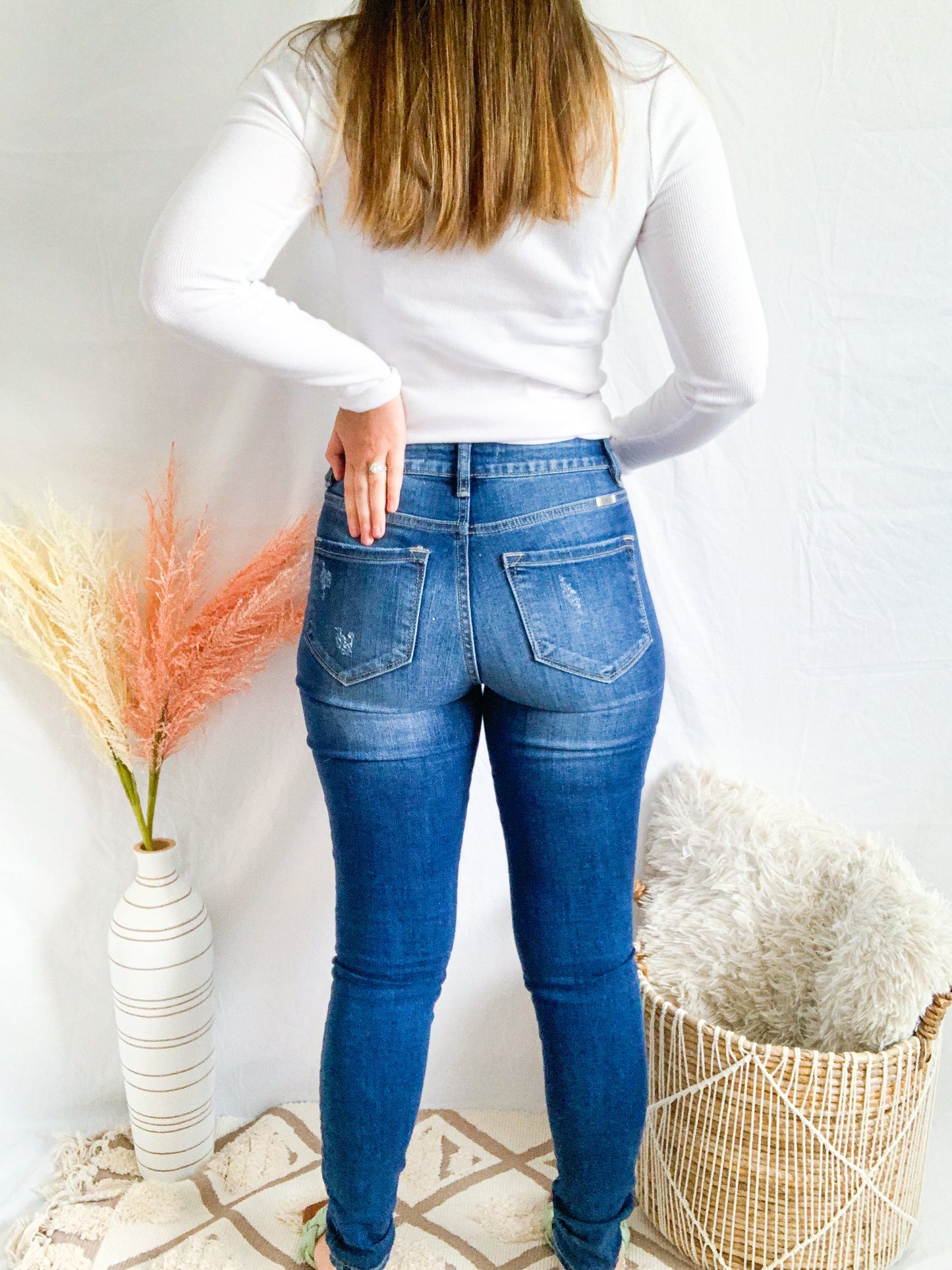 Love on the Weekend Kancan Denim - Dark Wash