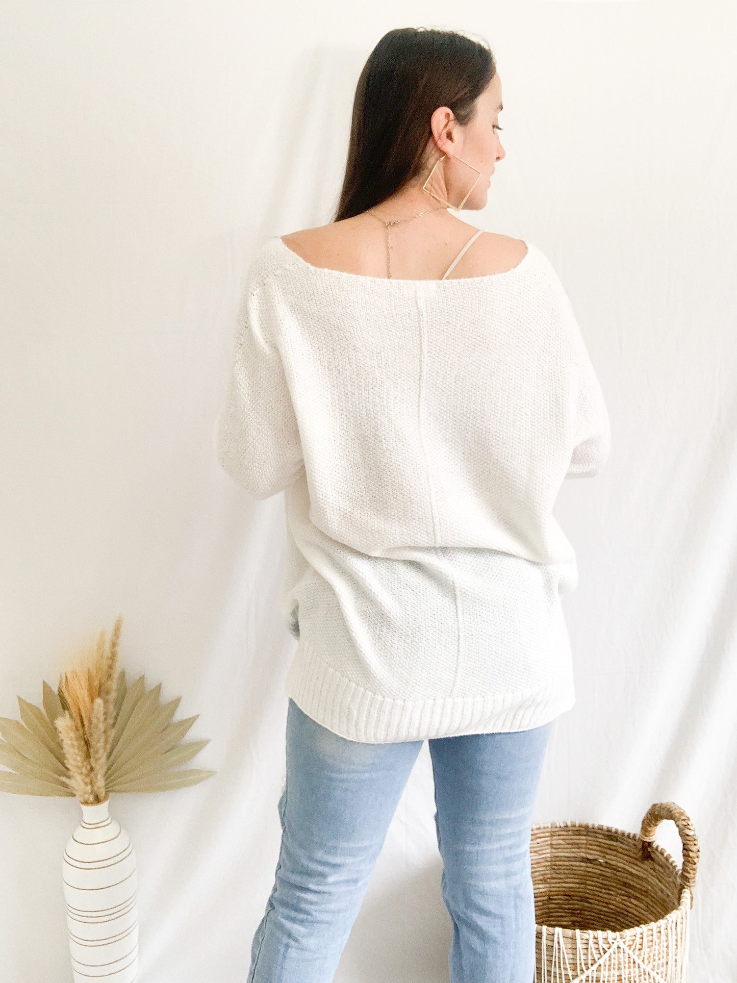 Sunday Afternoon Coffee Sweater - Ivory