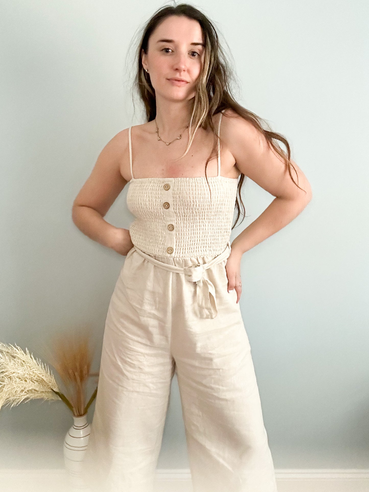 Molly Jumpsuit - Natural