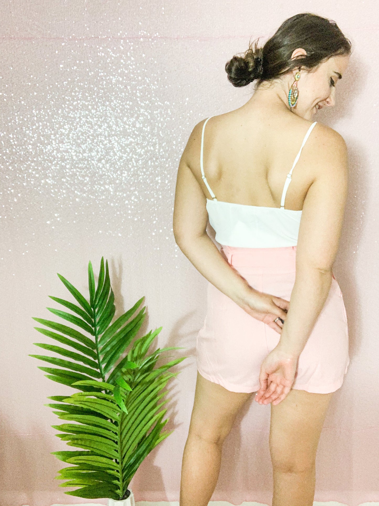 Weekend Away Romper - Coral