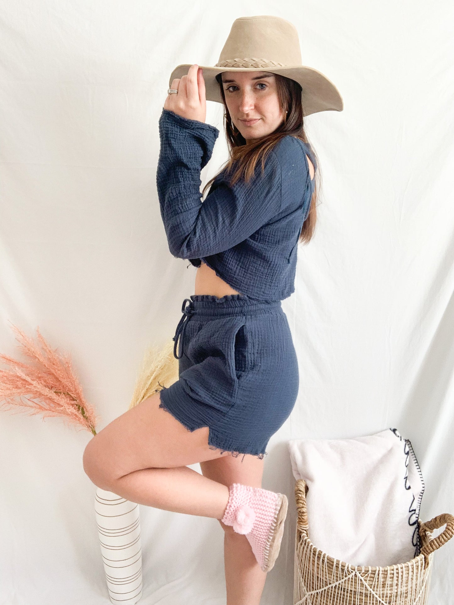 Drive Me Home Two Piece Set - Blue