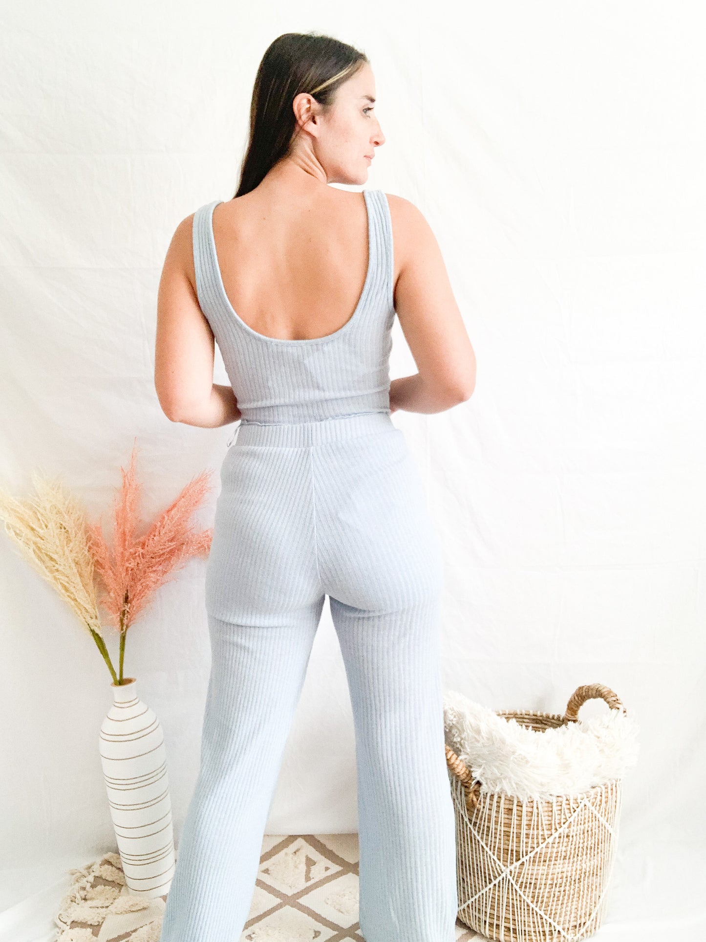 Stunning in Style Two Piece Set - Light Blue