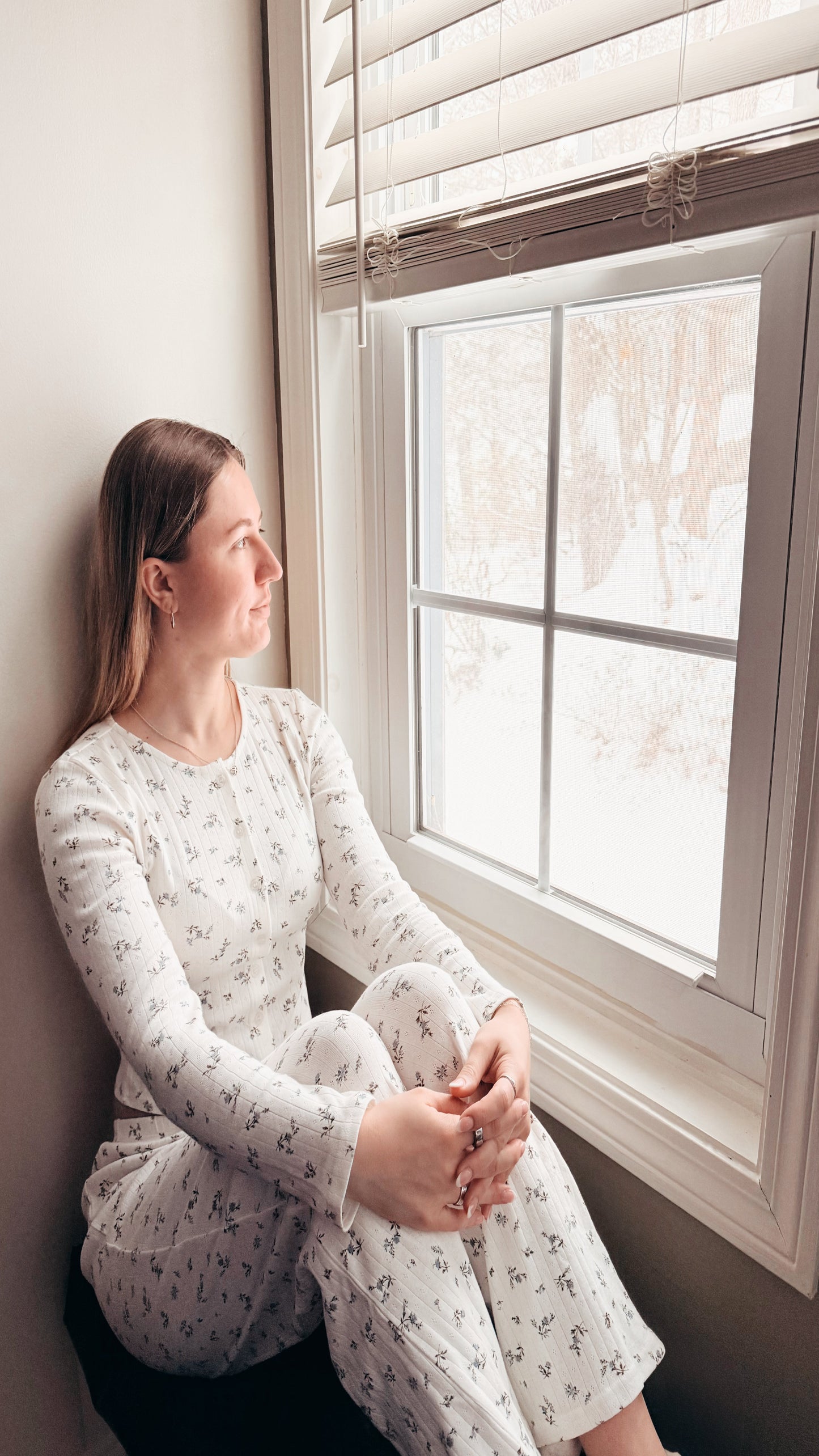 Petal Perfect Pointelle Lounge Set - Ivory