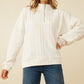 Cabin Crush Cable Knit Sweater - Ivory