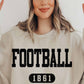 Football Graphic Sweatshirt - Sand