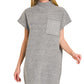 Falling for Knit Sweater Dress - Grey