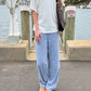 Vanilla Latte Oversized Mineral Wash T-shirt - Off White