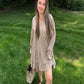 Cinnamon Sugar Dress - Taupe/Black