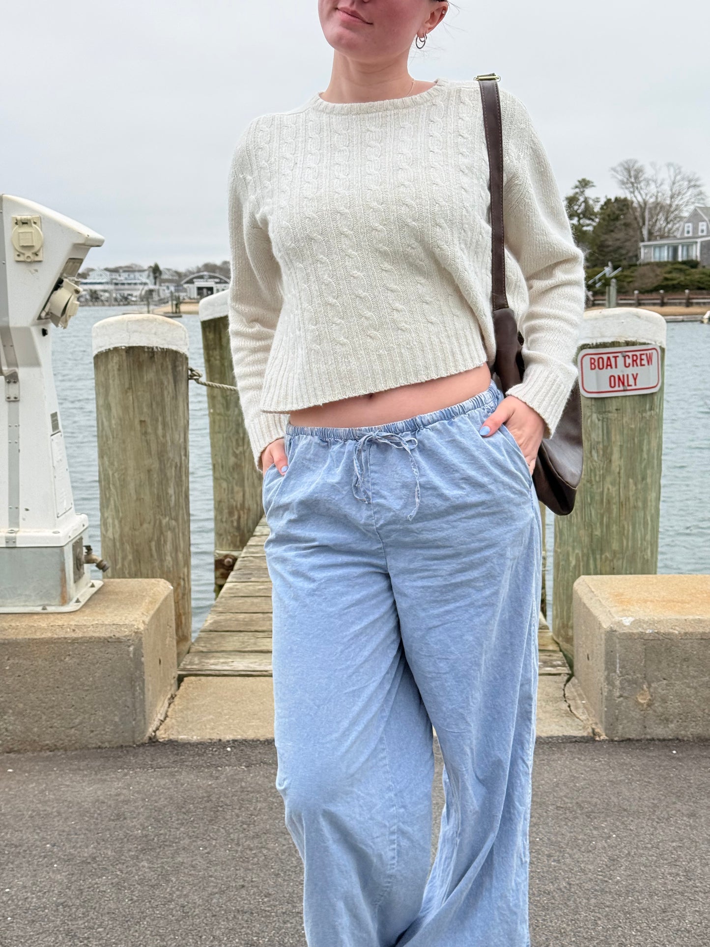 Rye Denim Lightweight Trouser - Light Blue