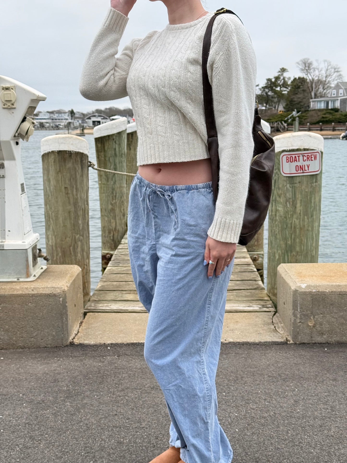 Rye Denim Lightweight Trouser - Light Blue