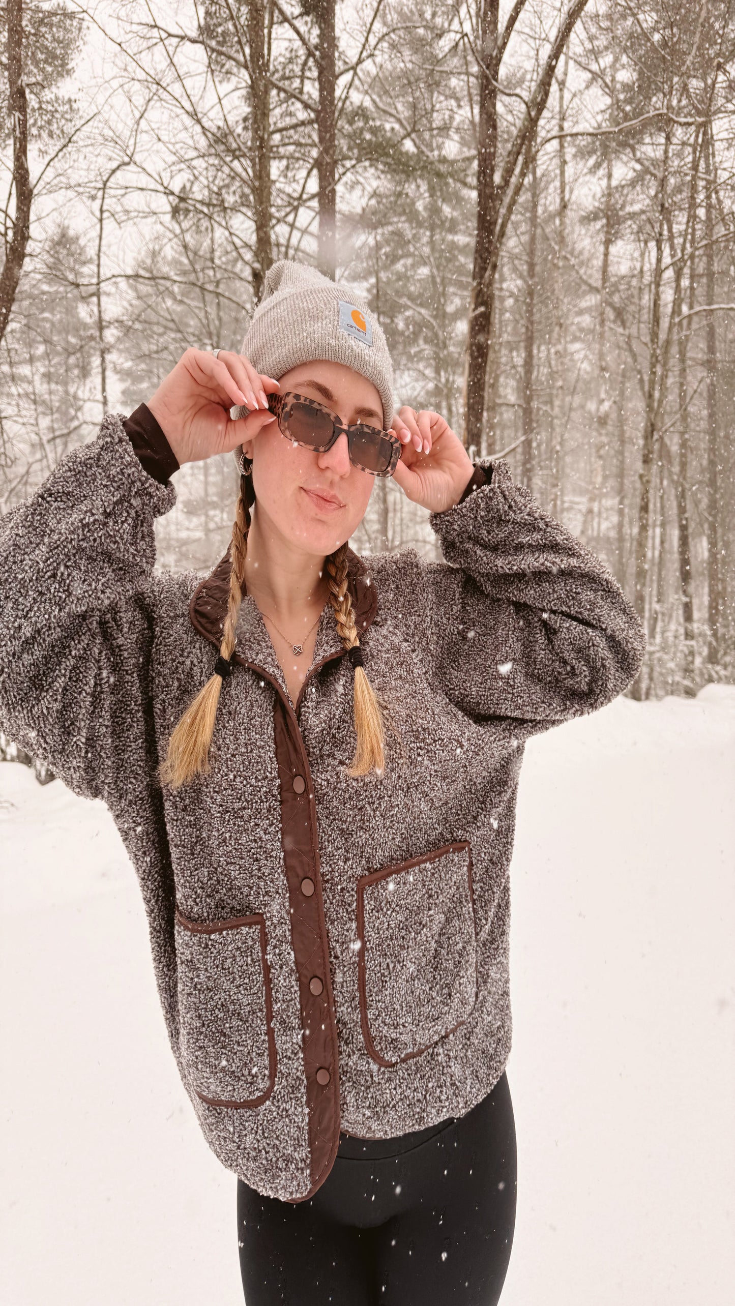 Morning Cold Brew Fleece - Brown