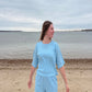 Blueberry Dreams Stripe Set - Baby Blue